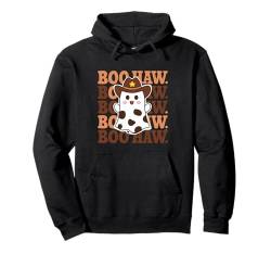 Boohaw Western Cowgirl Cowboy Halloween Party Ghost Kostüm Pullover Hoodie von Halloween Ghost Costume Gift for Halloween Party