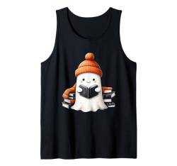 Lesebücher Geist Halloween Party Kostüm Kinder Tank Top von Halloween Ghost Costume Gift for Halloween Party