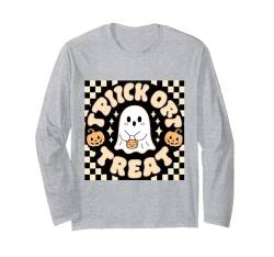 Trick or Treat Halloween Party Ghost Kostüm Langarmshirt von Halloween Ghost Costume Gift for Halloween Party