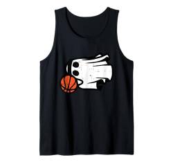 Ghost Basketball Halloween Design Ghoul Spirit Herren Jungen Tank Top von Halloween Ghost Design Men Boys Kids