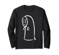 Ghost Line Art Halloween-Design, Ghoul Spirit, Herren, Damen, Kinder Langarmshirt von Halloween Ghost Design Men Women Kids