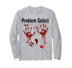 Halloween Blutige Hände Blutspritzer Kostüm Zombie Herren Langarmshirt von Halloween Kostüm Blut Vampir Verkleidung Damen