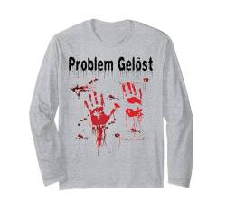 Halloween Blutige Hände Blutspritzer Kostüm Zombie Herren Langarmshirt von Halloween Kostüm Blut Vampir Verkleidung Damen