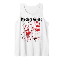 Halloween Blutige Hände Blutspritzer Kostüm Zombie Herren Tank Top von Halloween Kostüm Blut Vampir Verkleidung Damen