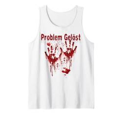 Halloween Blutige Hände Blutspritzer Kostüm Zombie Herren Tank Top von Halloween Kostüm Blut Vampir Verkleidung Damen