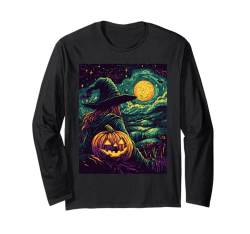 Halloween Deko Frauen Hexe Kürbis Kinder Mädchen Halloween Langarmshirt von Halloween Kostüm Damen Halloween Outfit Herren