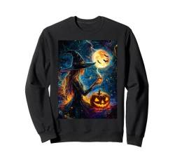 Halloween Deko Frauen Hexe Kürbis Kinder Mädchen Halloween Sweatshirt von Halloween Kostüm Damen Halloween Outfit Herren