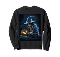 Halloween Deko Frauen Hexe Kürbis Kinder Mädchen Halloween Sweatshirt von Halloween Kostüm Damen Halloween Outfit Herren