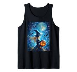 Halloween Deko Frauen Hexe Kürbis Kinder Mädchen Halloween Tank Top von Halloween Kostüm Damen Halloween Outfit Herren