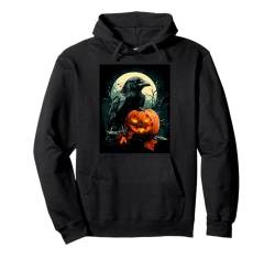 Halloween Deko Frauen Krähe Kürbis Männer Kinder Halloween Pullover Hoodie von Halloween Kostüm Damen Halloween Outfit Herren