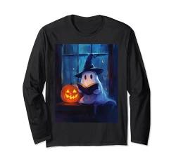 Halloween Deko Frauen Geist Buch Männer Kinder Halloween Langarmshirt von Halloween Kostüm Damen Herren Halloween Outfit