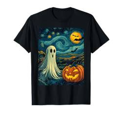 Halloween Deko Frauen Geist Kürbis Männer Kinder Halloween T-Shirt von Halloween Kostüm Damen Herren Halloween Outfit