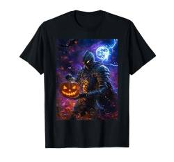 Halloween Frauen Deko Ritter Kürbis Männer Kinder Halloween T-Shirt von Halloween Kostüm Damen Herren Halloween Outfit