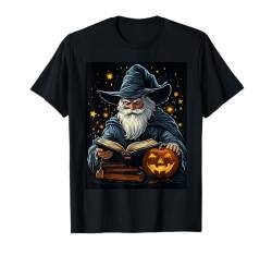 Halloween Frauen Mann Buch Kürbis Männer Kinder Halloween T-Shirt von Halloween Kostüm Damen Herren Halloween Outfit