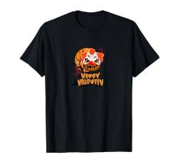 Halloween clown kürbis Horror Blutige Blutspritzer Kostüm T-Shirt von Halloween Kostüm TRO Geschenke Für Herren Damen