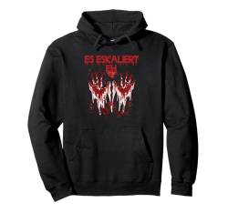 Halloween Blutige Hände Blutspritzer Kostüm Zombie Blut Pullover Hoodie von Halloween Kostüm Vampire Verkleidung Herren Damen