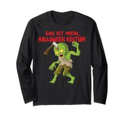 Halloween Kostüm Kinder lustiges Monster Zombie outfit Langarmshirt von Halloween Party Kostüm Damen Grusel Deko Geschenk