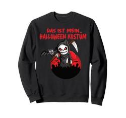 Halloween Kostüm Kinder lustiges Sensenmann Zombie Skelett Sweatshirt von Halloween Party Kostüm Damen Grusel Deko Geschenk