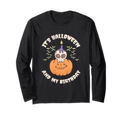 It's Halloween And Its My Birthday Design Men Women Kids Langarmshirt von Halloween Pumpkin Design Men Women Kids