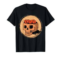 Süßigkeitenschädel Halloween Design Lustige Skelett Knochen T-Shirt von Halloween Skeleton Design Men Women Kids