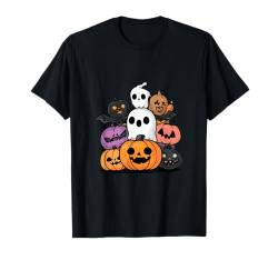 Lustige Halloween-Party Crew Kürbis Zombie T-Shirt von Halloween Spooky Season Inc