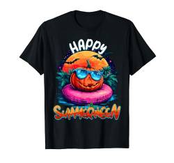 Summerween Vibes Sweet Ice Cream Pumpkin Summer Halloween T-Shirt von Halloween Summerween Spooky Season Men Women Kids