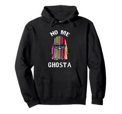 No Me Ghosta Mexicano Mexikanisches Halloween-Kostüm Lustiger Geist Pullover Hoodie von Halloween Time Merch Store