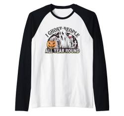 Lustiges Halloween-Liebhaber, gruselige Jahreszeit, Geschenk für Männer, Frauen, Kinder Raglan von Halloween Trick or Treat Birthday Holiday Presents