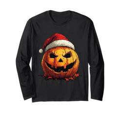 Halloween Deko Kinder Frauen Männer Kürbis Weihnachtsmütze Langarmshirt von Halloween Weihnachten Kostüm Damen Herren Outfit