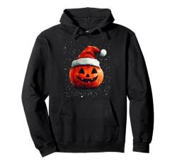 Halloween Deko Kinder Frauen Männer Kürbis Weihnachtsmütze Pullover Hoodie von Halloween Weihnachten Kostüm Damen Herren Outfit