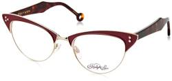 Hally & Son Damen Eyeglass Frame Hs871v03 Tortoise 55/20/145 Sonnenbrille, Schildkröten-Burgundy von Hally & Son