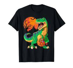 Halloween T-Rex Kinder Dinosaurier Jungen Gruseliger Dino Kürbis T-Shirt von Haloween T-Rex Zajoo