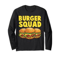 Cool Hamburger Art Men Women Cheeseburger Fast Food Burger Langarmshirt von Hamburger Gift Burger Food Accessories & Stuff Tee