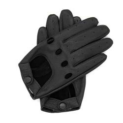 Hand Gewand by Weikert PETE - Premium Herren Autofahrerhandschuhe aus Ziegenleder mit Touchscreenfunktion, Fahrerhandschuhe Oldtimer, Motorrad, Auto-Lederhandschuhe, Driver gloves von Hand Gewand by Weikert