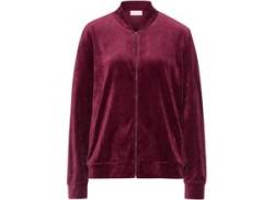 Hanro Sweatjacke Damen Jersey, bordeaux von Hanro