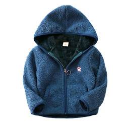 Happy Cherry Baby und Kleinkind Fleece-Weste atmungsaktive Westen für Jungen und Mädchen Outdoor mit Reißverschluss Kapuze von Happy Cherry