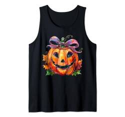 Halloween Coquette Bow Pumpkin Spooky Season Autumn Fall Tank Top von Happy Halloween Trick Or Treat Candy Men Women Kid