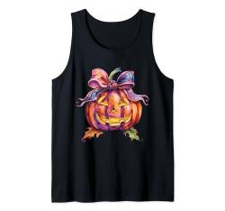 Halloween Coquette Bow Pumpkin Spooky Season Autumn Fall Tank Top von Happy Halloween Trick Or Treat Candy Men Women Kid