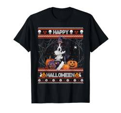 Happy Halloween Ugly Border Collie Howl-o-ween Pumpkin Gifts T-Shirt von Happy Halloween Trick Or Treat Candy Men Women Kid