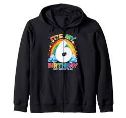 6 Jahre altes Regenbogen-Shirt, 6. Geburtstag, Mädchen, Familie, Geburtstagsparty Kapuzenjacke von Happy Rainbow Birthday T-Shirt For Kids Party Wear