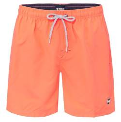 Happy Shorts Herren Badeshorts Strandshorts Rotorange Short S - XXL, Farbe:orange, Grösse:XL von Happy Shorts