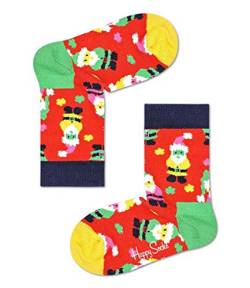 Happy Socks Unisex Kinder Kinder Santa Socken, Rot, 7-9 Jahre EU von Happy Socks