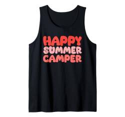 Happy Summer Camping Crew — Letzter Schultag Tank Top von Happy Summer Camp Gifts for Kids