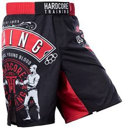 Hardcore Training Fight Shorts Code of Honour Men's Kurze Hose Herren MMA BJJ Grappling Fitness Boxen Muay Thai No Gi Sparring von Hardcore Training