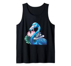 Harris 2024 A Blue Flamingos Bold Journey Tank Top von Harris Flamingo Chucky Pearls