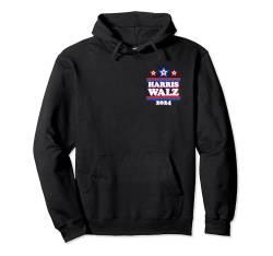 Harris Tim Walz 2024 Wahlen Präsident Patriotische Demokraten Pullover Hoodie von Harris Tim Walz 2024 Elections President Democrats