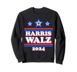 Harris Tim Walz 2024 Wahlen Präsident Patriotische Demokraten Sweatshirt von Harris Tim Walz 2024 Elections President Democrats