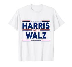 Harris Walz 2024 Kamala Harris Tim Walz Demokratische Präsidentin T-Shirt von Harris Walz 2024 Kamala Harris Tim Walz President