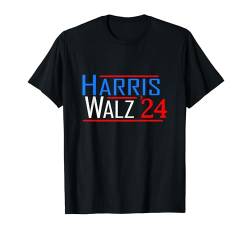 Harris Walz 2024 Kamala Harris Tim Walz Demokratische Präsidentin T-Shirt von Harris Walz 2024 Kamala Harris Tim Walz President