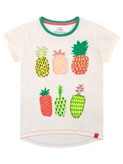 Harry Bear Mädchen Tropische Ananas T-Shirt Elfenbein 134 von Harry Bear